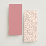 "Blooming Vine" - Foil-Pressed Menus in Blush by Susan Moyal - Back of Card Options