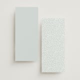 "Enchanted" - Foil-Pressed Menus in Mist by Laura Hankins - Back of Card Options