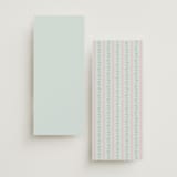 "Castle" - Foil-Pressed Menus in Hummingbird by Claudia Orengo - Back of Card Options