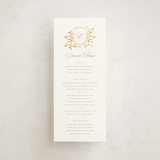 "Aperol" - Foil-Pressed Menus in Chiffon by Kristie Kern - Front