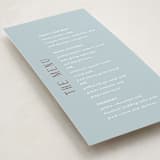 "Gilded Edge" - Foil-Pressed Menus in Provincial by Angela Thompson - Detail