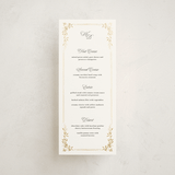 "Lake Como" - Foil-Pressed Menus in Diamond by Kate Ahn - Front