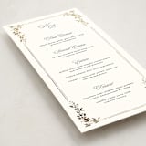 "Lake Como" - Foil-Pressed Menus in Diamond by Kate Ahn - Detail