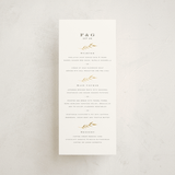 "tompouce" - Foil-Pressed Menus in Diamond by chocomocacino - Front