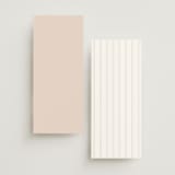 "Posy" - Foil-Pressed Menus in Blush by Everett Paper Goods - Back of Card Options