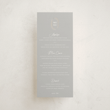 "cantuccini" - Foil-Pressed Menus in Moon by chocomocacino - Front