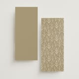 "Perennial" - Foil-Pressed Menus in Cotton by Amy Kross - Back of Card Options