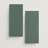 "Southern Romance" - Foil-Pressed Menus in Eucalyptus by Simona Camp - Back of Card Options