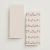 "Manuet" - Foil-Pressed Menus in Vanilla by Petra Kern - Back of Card Options