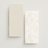 "You & Me" - Foil-Pressed Menus in Classique by Design Lotus - Back of Card Options