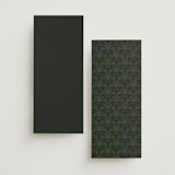 "Embellished" - Foil-Pressed Menus in Buttercup by Jen Owens - Back of Card Options