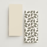 "Classic Love" - Foil-Pressed Menus in Vanilla by Susan Moyal - Back of Card Options