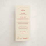 "Party On!" - Foil-Pressed Menus in Sangria Spark by Zove Ahhh - Front