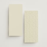 "Josephine" - Foil-Pressed Menus in Marine by Jackie Crawford - Back of Card Options