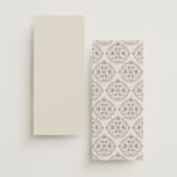 "FairyTale.." - Foil-Pressed Menus in Heather by Vera Lim - Back of Card Options