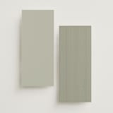 "Country Elegance" - Foil-Pressed Menus in Sage by Lucrecia Caporale - Back of Card Options