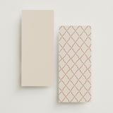"Shining Florals" - Foil-Pressed Menus in Almond by frau brandt - Back of Card Options