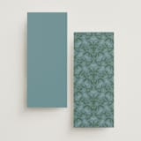 "grandeur" - Foil-Pressed Menus in Bluebell by Jen Owens - Back of Card Options
