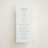 "Seashore" - Foil-Pressed Menus in Coast by Kelly Schmidt - Front