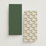 "Garden Feast" - Foil-Pressed Menus in Garden by Elly - Back of Card Options