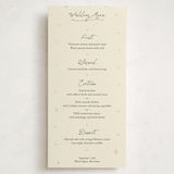 "Written in the Stars" - Foil-Pressed Menus in Noir by Ani Somi - Front