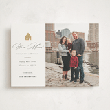 "New Year House" - Foil-Pressed Moving Announcements in Mud by Ashlee Townsend - Front