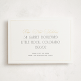 "adagio" - Foil-Pressed Moving Announcements in Diamond by chocomocacino - Front