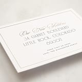 "adagio" - Foil-Pressed Moving Announcements in Diamond by chocomocacino - Detail