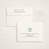 "Crossed Keys" - Foil-Pressed Moving Announcements in Grass by mo kelley - FREE Recipient Addressing