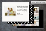 "Aglow" - Wedding Announcements in Rose Gold by Annie Clark - Back of Card Options