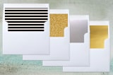"Cottonwood" - Wedding Announcements in Dark Chocolate by Eric Clegg - Envelope Liner Options