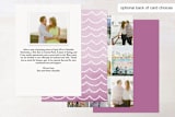 "Gold Rush" - Wedding Announcements in Gold by Annie Clark - Back of Card Options