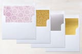 "Gold Rush" - Wedding Announcements in Gold by Annie Clark - Envelope Liner Options