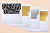 "Ivory Details" - Wedding Announcements in Tuxedo by Jennifer Wick - Envelope Liner Options