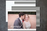"Married + Bright" - Wedding Announcements in Silver by A.C.R. - Assembled