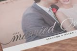 "Married + Bright" - Wedding Announcements in Silver by A.C.R. - Detail