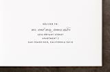 "Married + Bright" - Wedding Announcements in Silver by A.C.R. - FREE Recipient Addressing