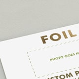 "Landscape Custom" - Holiday Cards in Gold by Minted - Detail