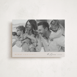 "Minimal Edge" - Holiday Cards in Smoke by Nicole Walsh - Front