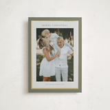 "Foil Frame" - Holiday Cards in Sage by Nicole Walsh - Front