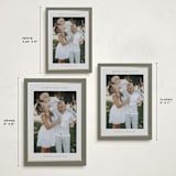 "Foil Frame" - Holiday Cards in Sage by Nicole Walsh - Formats Available