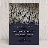 "Swank Soirée" - Party Invitations in Midnight by Kristie Kern - Front