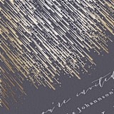 "Swank Soirée" - Party Invitations in Midnight by Kristie Kern - Detail