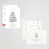 "Tinsel Tree" - Party Invitations in Tinsel by Rebecca Durflinger - Assembled