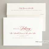 "Joy Flourish" - Party Invitations in Holly Berry by Melanie Kosuge - FREE Recipient Addressing