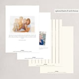 "Champagne Flute" - Party Invitations in Cream by mo kelley - Back of Card Options