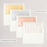 "Champagne Flute" - Party Invitations in Cream by mo kelley - Envelope Liner Options