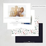 "Modern Holiday Party" - Party Invitations in Midnight by Erica Krystek - Back of Card Options