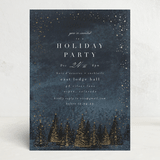 "Frosted Wonderland" - Party Invitations in Night by AK Graphics - Front