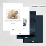 "Frosted Wonderland" - Party Invitations in Night by AK Graphics - Back of Card Options
